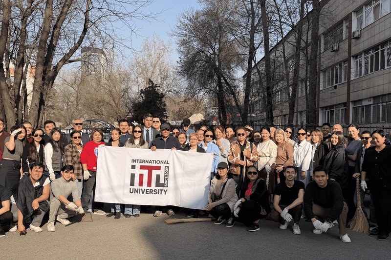СТУДЕНТЫ И ПРЕПОДАВАТЕЛИ IITU ПОДДЕРЖАЛИ ОБЩЕНАЦИОНАЛЬНУЮ АКЦИЮ «ТАЗА ҚАЗАҚСТАН»