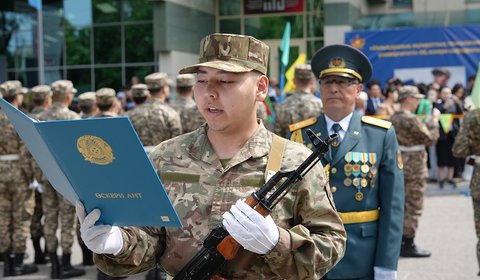 The Military Department of JSC “International Information Technology University” continues to enroll students in the Reserve Officer Training Program (male and female students) and the Reserve Sergeant Training Program (male students)