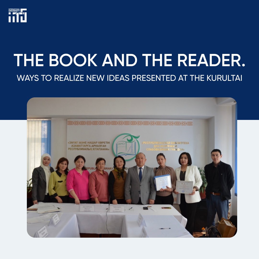 The book and the reader. Ways to realize new ideas presented at the kurultai