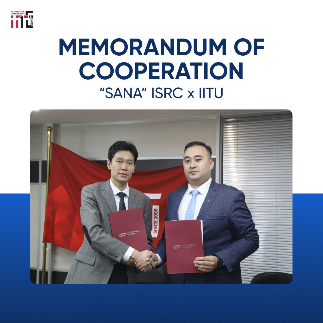 Memorandum of Cooperation between IITU and "SANA" ISRC