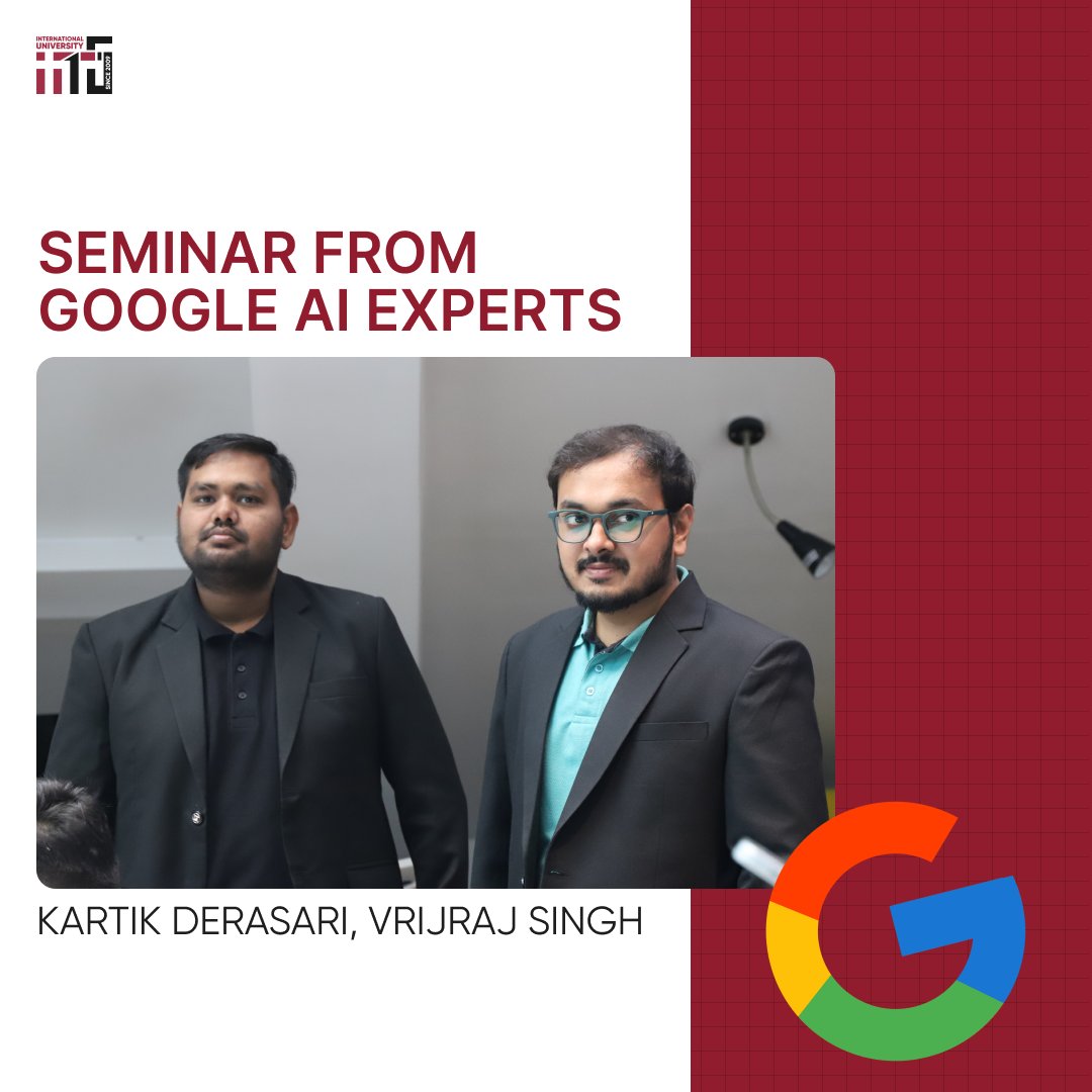 Seminar from Google AI experts