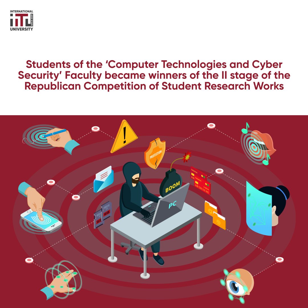 Students of the ‘Computer Technologies and Cyber Security’ Faculty became winners of the II stage of the Republican Competition of Student Research Works