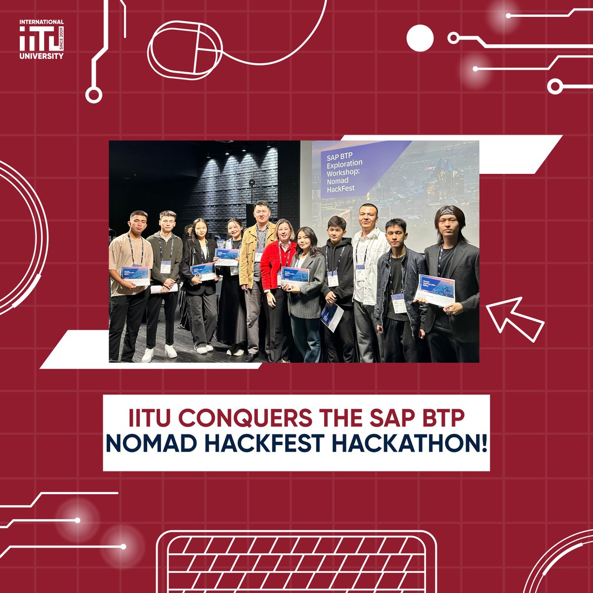 IITU conquers the SAP BTP Nomad HackFest hackathon!