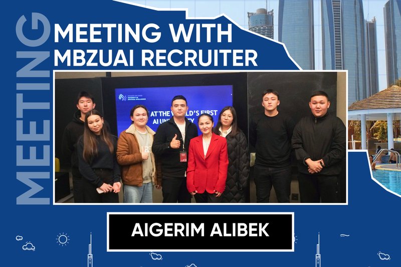 Meeting with an MBZUAI recruiter!