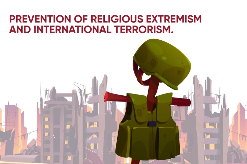 The video is presented by the headquarters of the Anti-Terrorism Center of the National Security Committee of the Republic of Kazakhstan