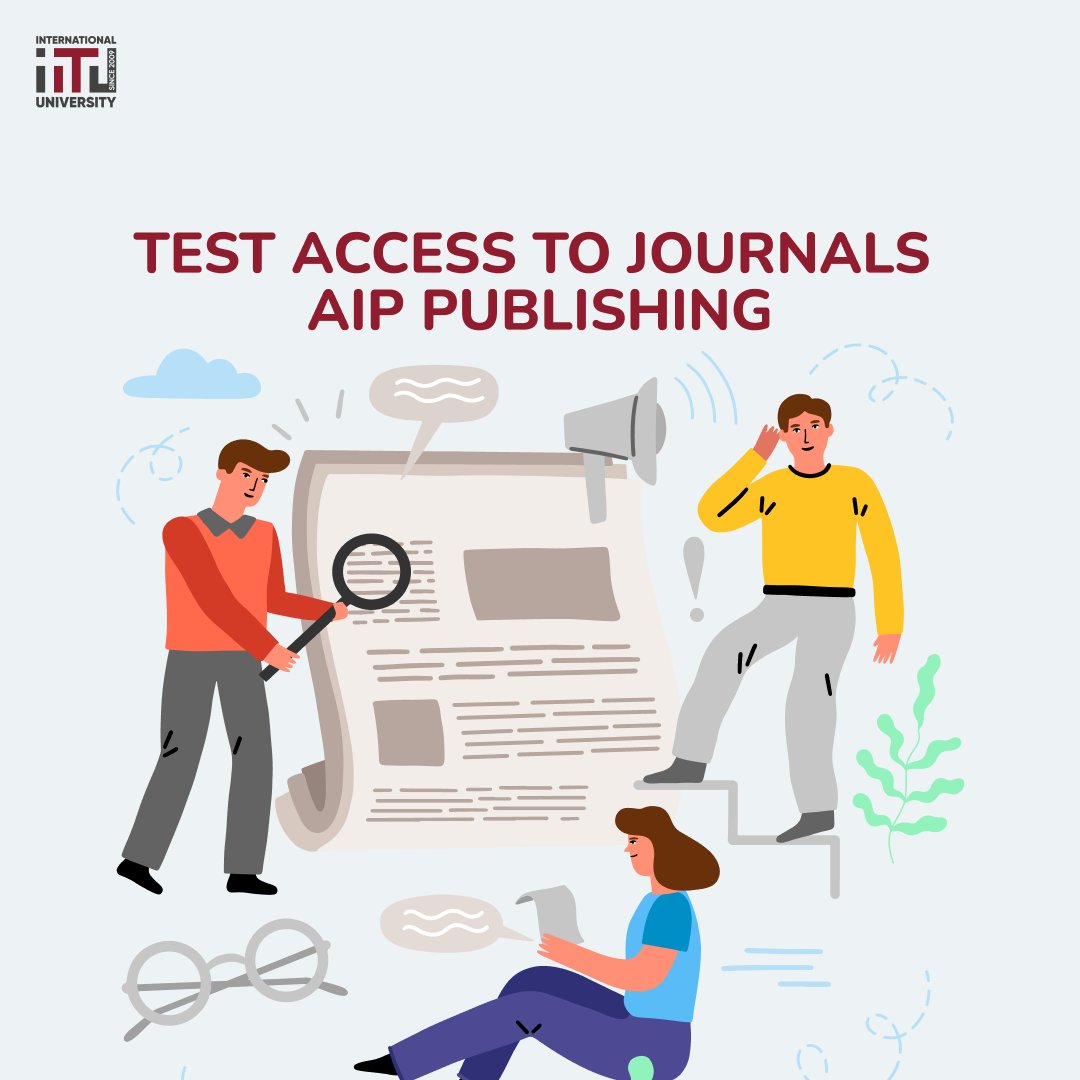 Test access to AIP Publishing journals