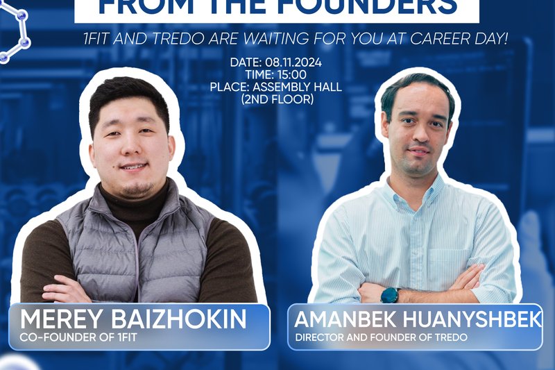 Get inspired and learn from the founders of 1FIT and TREDO - waiting for you at CAREER DAY!