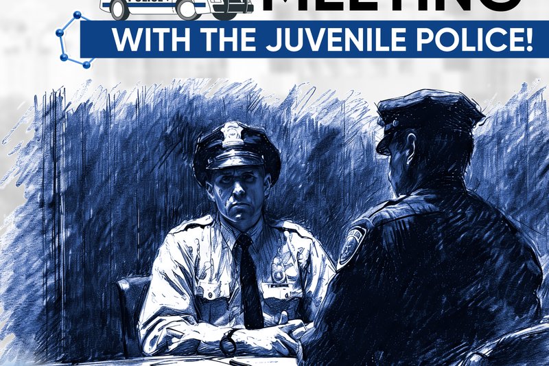 A meeting with the Juvenile Police!