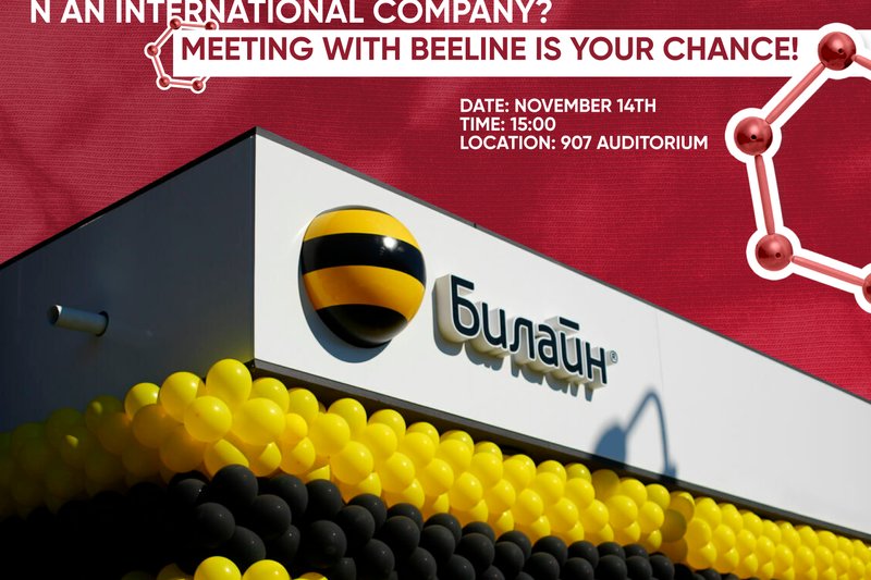 Dreaming of a career in an international company? A meeting with Beeline is your chance!