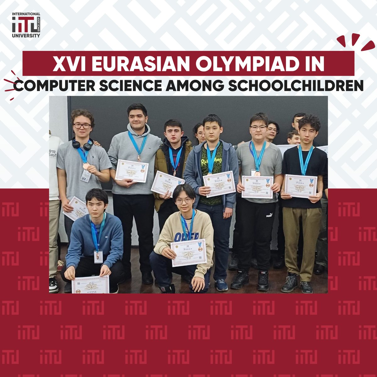 XVI Eurasian Olympiad in Computer Science among schoolchildren