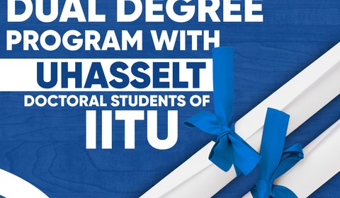 Dual degree program with UHasselt for IITU doctoral students