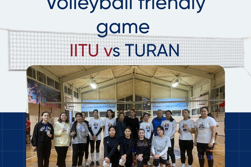 Volleyball friendly game against Turan University