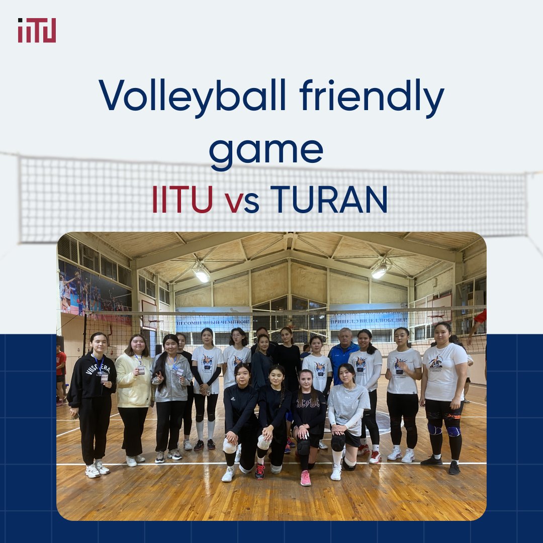 Volleyball friendly game against Turan University