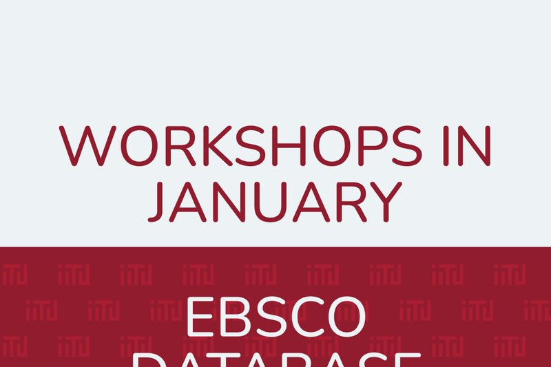 EBSCO DB workshops in January