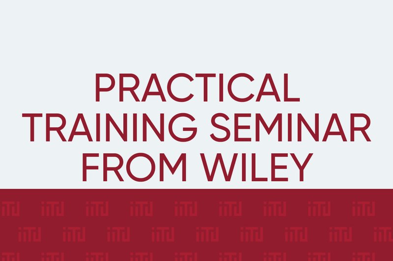 Practical training seminar from Wiley