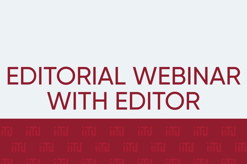 Editorial Webinar with Editor