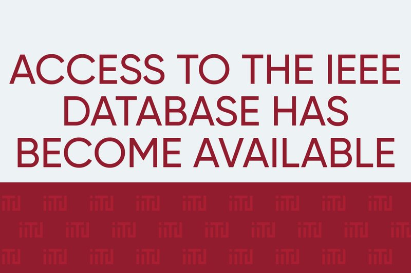 Access to the IEEE database has become available