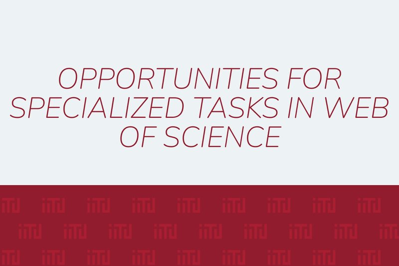 Opportunities for specialized tasks in Web of Science