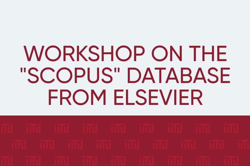 Workshop on the "SCOPUS" database from Elsevier
