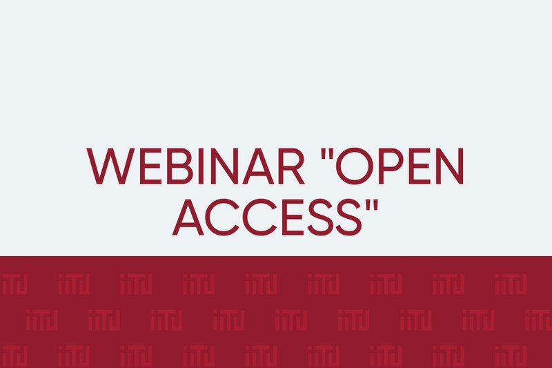 Webinar "Open Access".