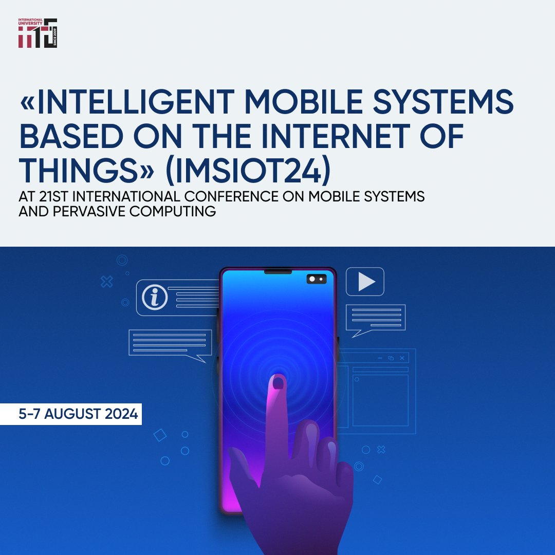 "Intelligent Mobile Systems based on the Internet of Things" (IMSIoT24) workshop