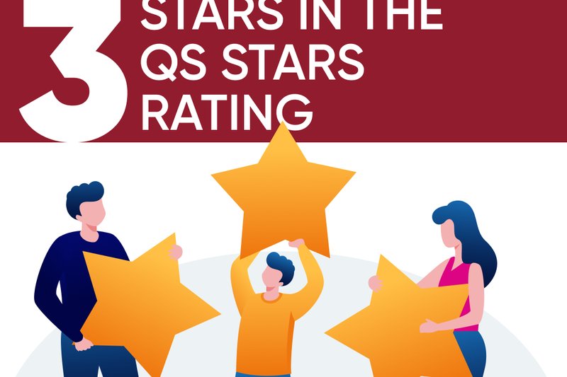 IITU has a 3 star rating with QS Stars!