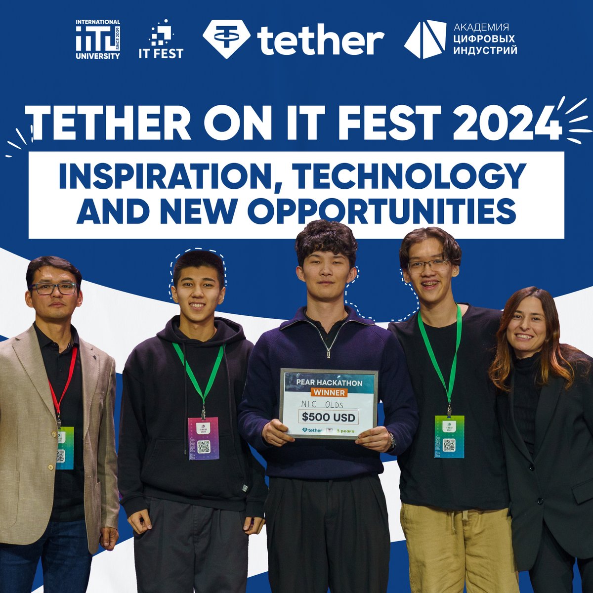 Tether on IT FEST 2024: Inspiration, technology and new opportunities!