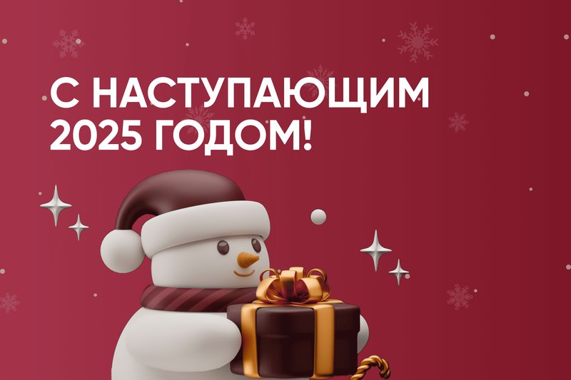 С НАСТУПАЮЩИМ 2025 ГОДОМ!
