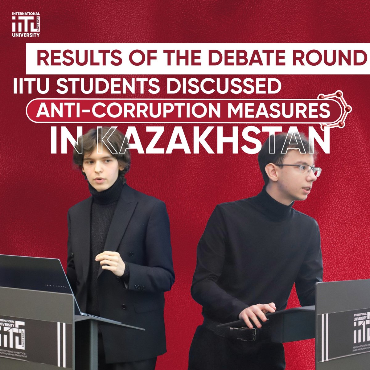 Results of the debate! IITU students discussed anti-corruption measures in Kazakhstan