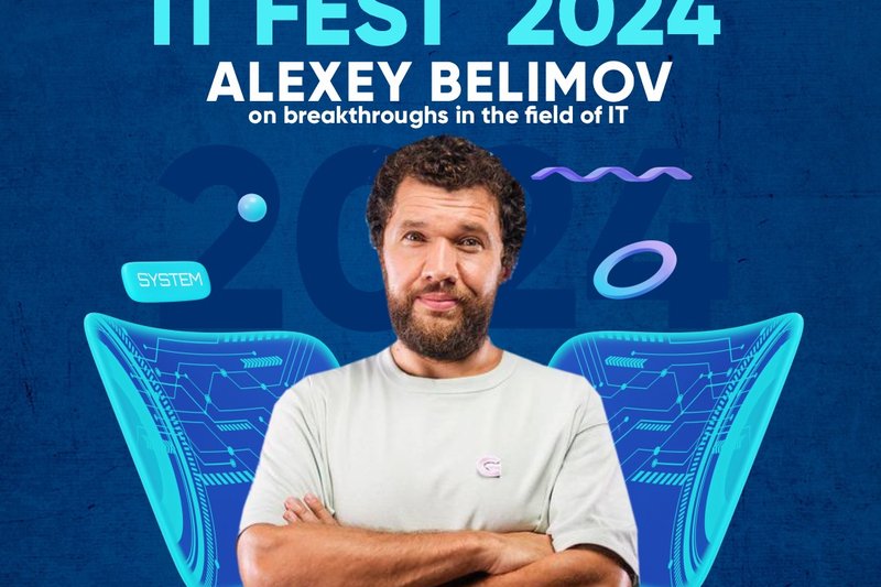"IT FEST 2024" Alexey Belimov on breakthroughs in the field of IT