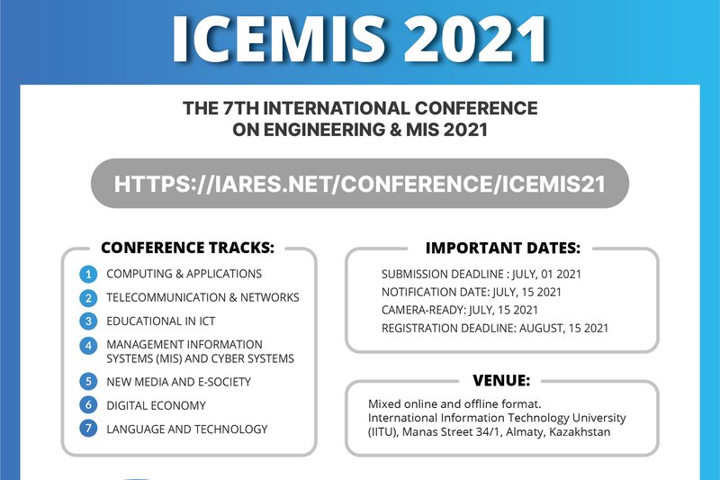Итоги конференции "The 7th International Conference on Engineering and MIS 2021"