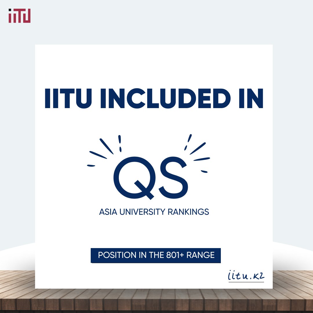 IITU in the QS rankings!